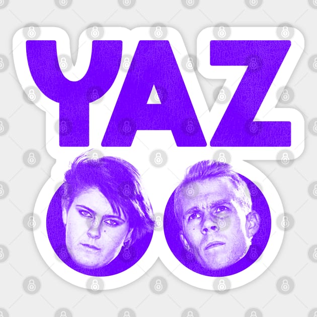 Yazoo / 80s Synth Pop Fan Art Sticker by darklordpug